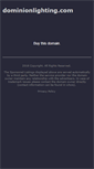 Mobile Screenshot of dominionlighting.com