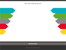 Tablet Screenshot of dominionlighting.com